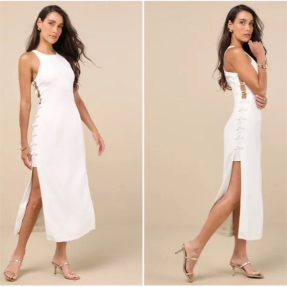 LULUS Mystery ***BRIDAL BUNDLE*** Shower Honeymoon Bachelorette Reception Elope - Picture 3 of 16